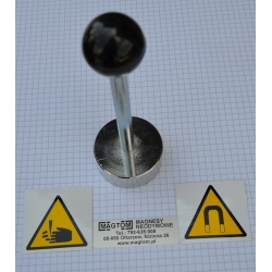 Uchwyt magnetyczny z rączką metalową UM 50x15DR