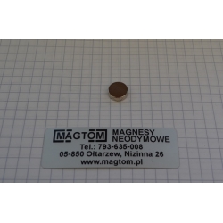 Magnes neodymowy MW 10x3 [N38]