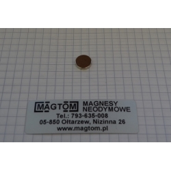 Magnes neodymowy MW 10x2 [N38]