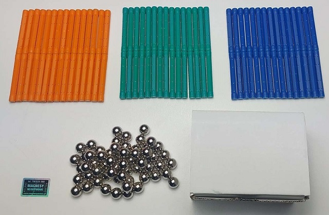 Magnesy konstrukcyjne w obudowie plastikowej 58mm