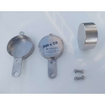 Magnesy neodymowe w pełnej obudowie niezniszczalne 360 stopni mocowanie boczne INOX
