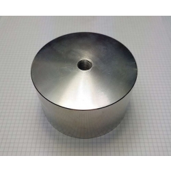Uchwyt magnetyczny UM 112x65 z magnesem neodymowym 100x40 gwint wewnętrzny [M16/N38]