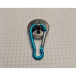 Uchwyt magnetyczny neodymowy z karabińczykiem UM K32