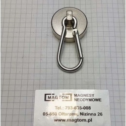 Uchwyt magnetyczny neodymowy z karabińczykiem UM K32