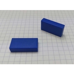 Magnes neodymowy płytkowy do tablic MPŁP 25x12.5x6 [N38] NIEBIESKI