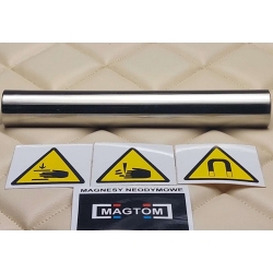 Wałek magnetyczny 25x175 2xM6