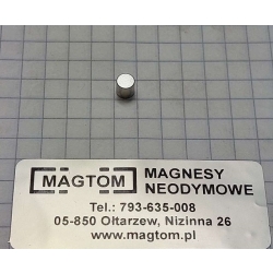 Magnes neodymowy MW 4x4 [N38]