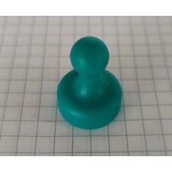 Magnes do tablicy z rączką plastikową zielony UMT 19x25