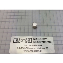 Magnes neodymowy MW 6x6 [N38]
