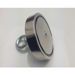 UM H400x20 Uchwyt magnetyczny neodymowy w obudowie z gwintem przelotowym wewnętrznym M10 / N42