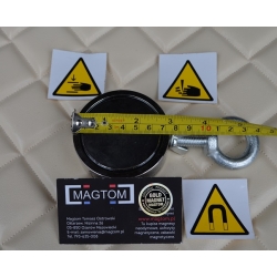 UM F-75x28 z magnesem neodymowym + śruba [ M10 N 50 ] F200 GOLD 330KG