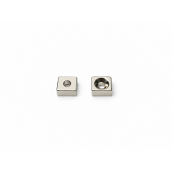 Magnes neodymowy płytkowy pod wkręt MPŁW 10x8x5 [N38] stożek 7 mm do 3.5 mm N lub S