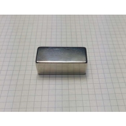 Magnes neodymowy płytkowy MPŁ 40x20x15  [N45]