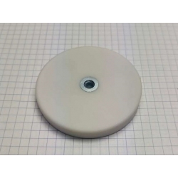 Uchwyt Magnetyczny UMGW 66x9  M6 mm w obudowie gumowej gwint wewnętrzny BIAŁY