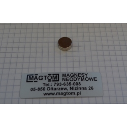 Magnes neodymowy MW 13x5 [N38]