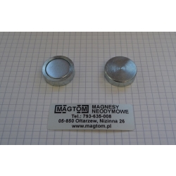 UM 25x7 z magnesem neodymowym w obudowie ocynkowanej [N38]