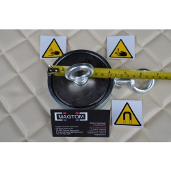 UM F-107x35 z magnesem neodymowym + śruby [ M10 M10 N 45 ] F400x2  550kg