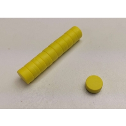 Magnes neodymowy do tablicy MWP 13x6 [N38] ŻÓŁTY
