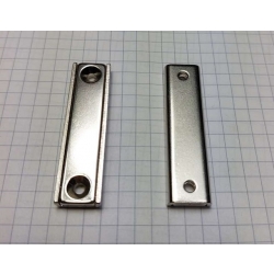 Magnes neodymowy UM MPŁ 50x13,5x5 [N38] stożek 6 mm do 3,5 mm