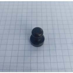 Magnes do tablicy na lodówkę pionek metalowy UM 12x16 czarny