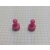 Magnes do tablicy z rączką plastikową pionek różowy UMT 12x20