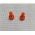 Magnes do tablicy z rączką plastikową pionek pomarańczowy UMT 12x20