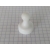 Magnes do tablicy pionek z rączką plastikową biały UMT 19x25