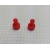 Magnes do tablicy z rączką plastikową pionek czerwony UMT 12x20