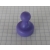 Magnes do tablicy z rączką plastikową fioletowy UMT 19x25