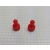 Magnes do tablicy z rączką plastikową pionek czerwony UMT 12x20
