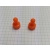 Magnes do tablicy z rączką plastikową pionek pomarańczowy UMT 12x20