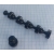 Magnes do tablicy na lodówkę pionek metalowy UM 12x16 czarny